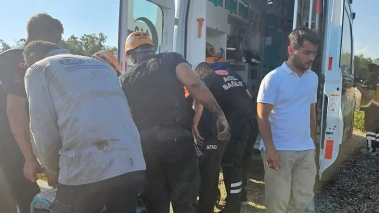 Sürücü Hastanaye Götürüldü