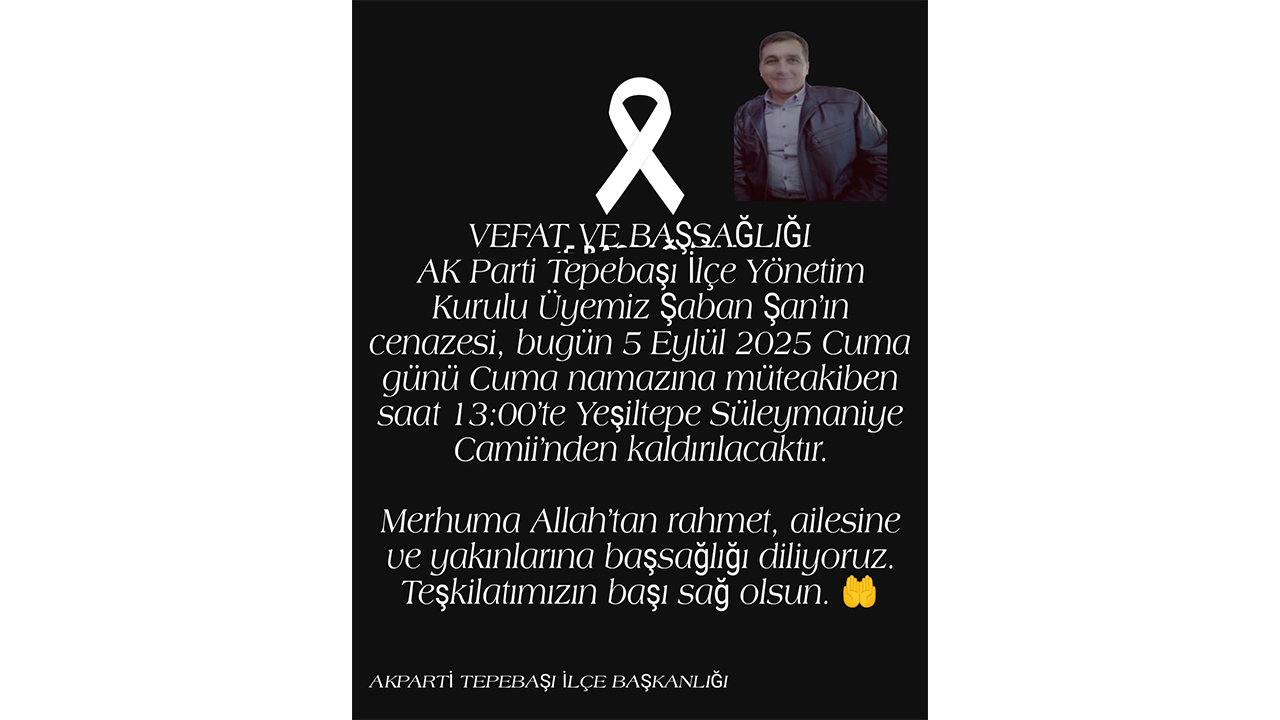 Ak Parti Eskişehir Tepebaşı Ilçe Başkanlığı Paylaşımı