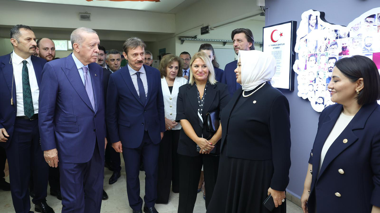 Cumhurbaşkanı Erdoğan Ve Milletvekili Gürcan Eğitim Yılı Açılışında