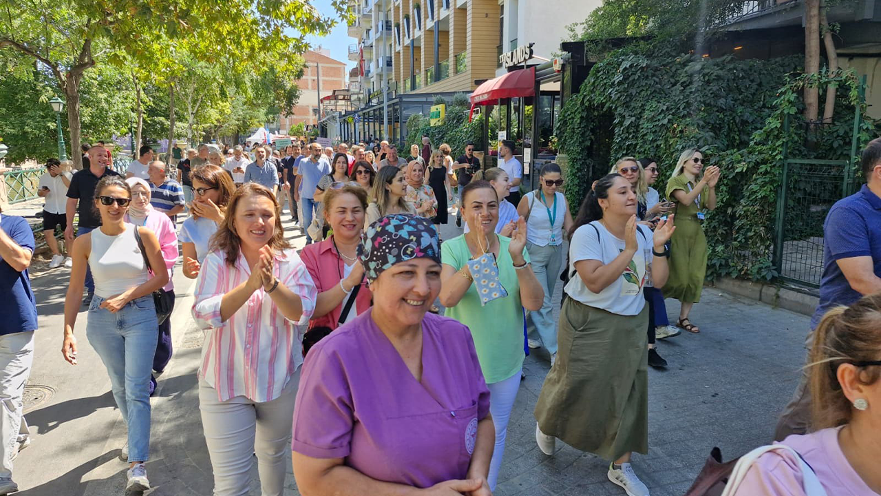 Eskişehir Adalar'da Yürüş Düzenlendi