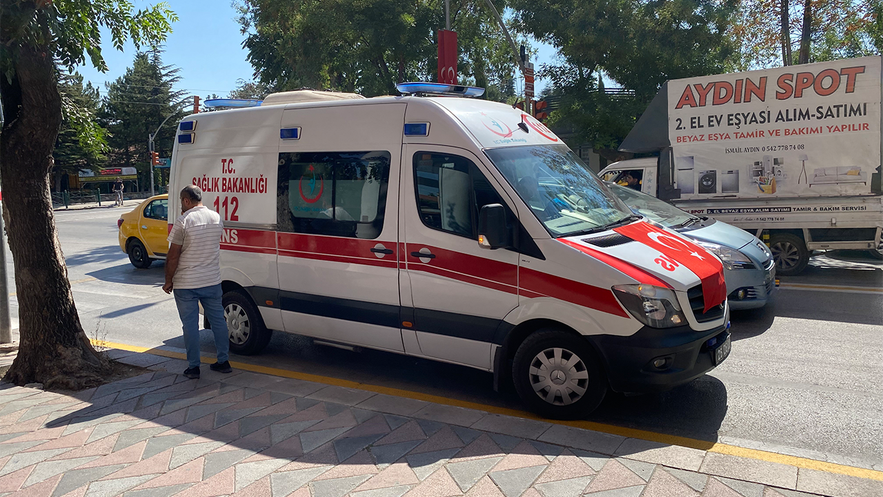 Eskişehir Atatürk Caddesinde Kaza