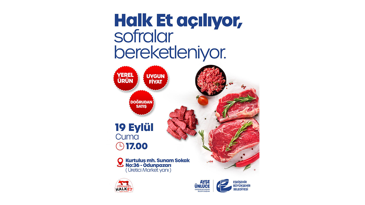 Eskişehir Halk Et Açılıyor