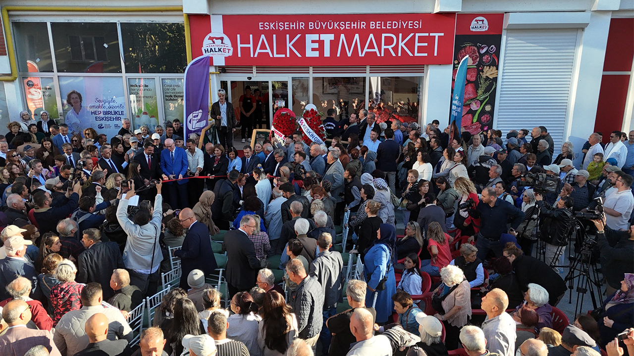 Eskişehir Halk Et Market Açılışından Görüntüler