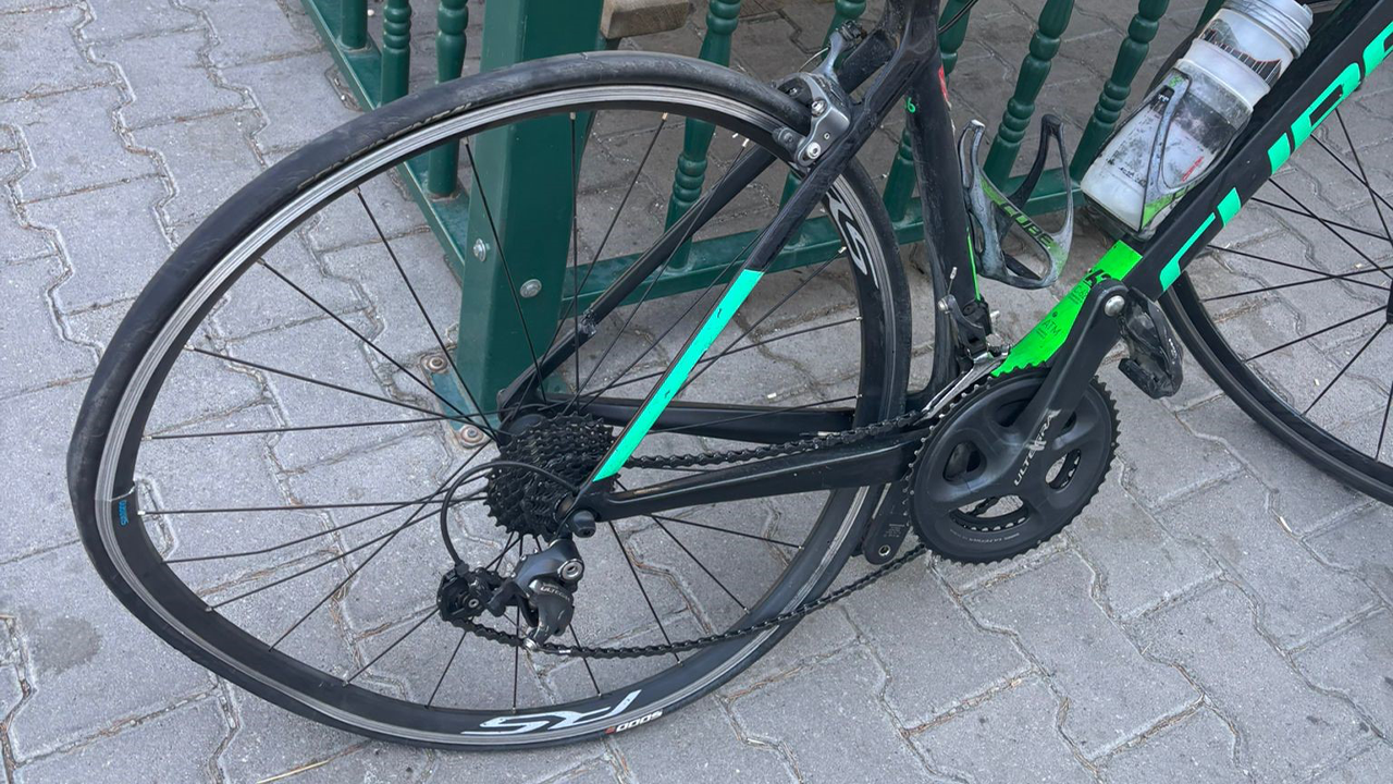 Kazada Hasar Gören Bisiklet