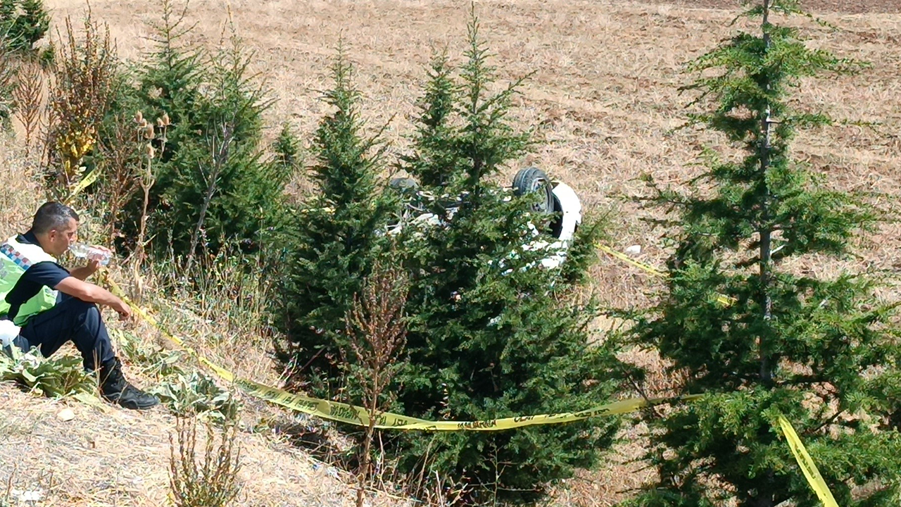 Kontrol Noktasında Takla Atan Araç