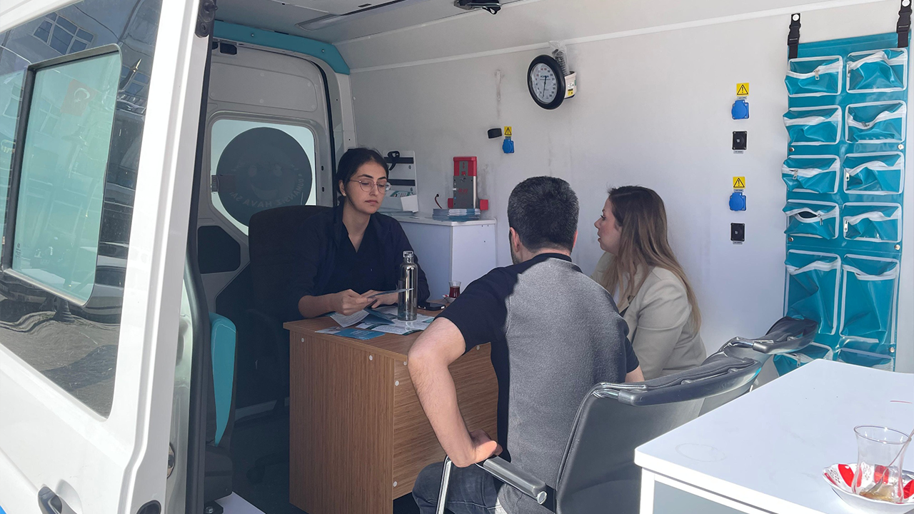 Mobil Sigara Bırakma Polikliniği Ilçelerde De Hizmet Veriyor