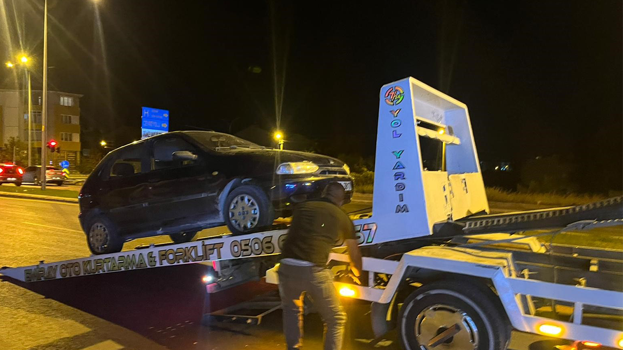 Olay Sonrası Araç Inceleme Için Çekildi