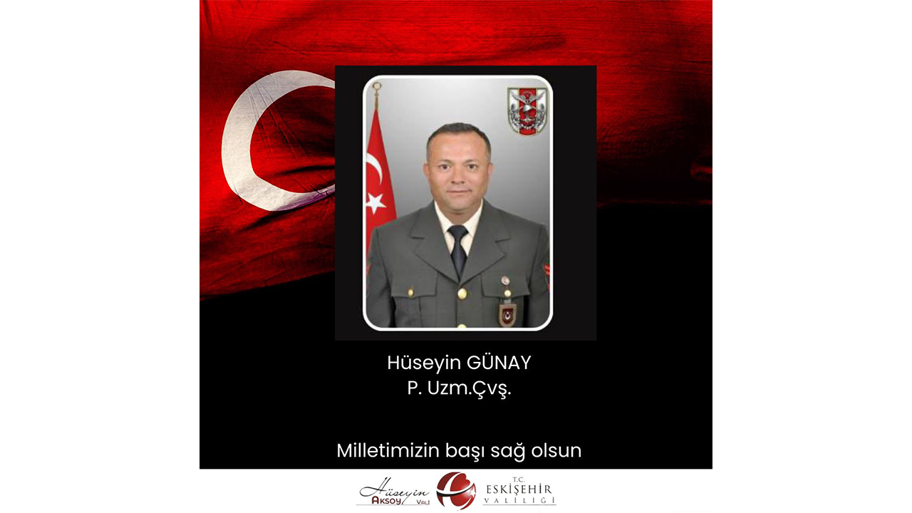 P. Uzm. Çv. Hüseyin Günay Için Vali Aksoy'dan Taziye Mesajı