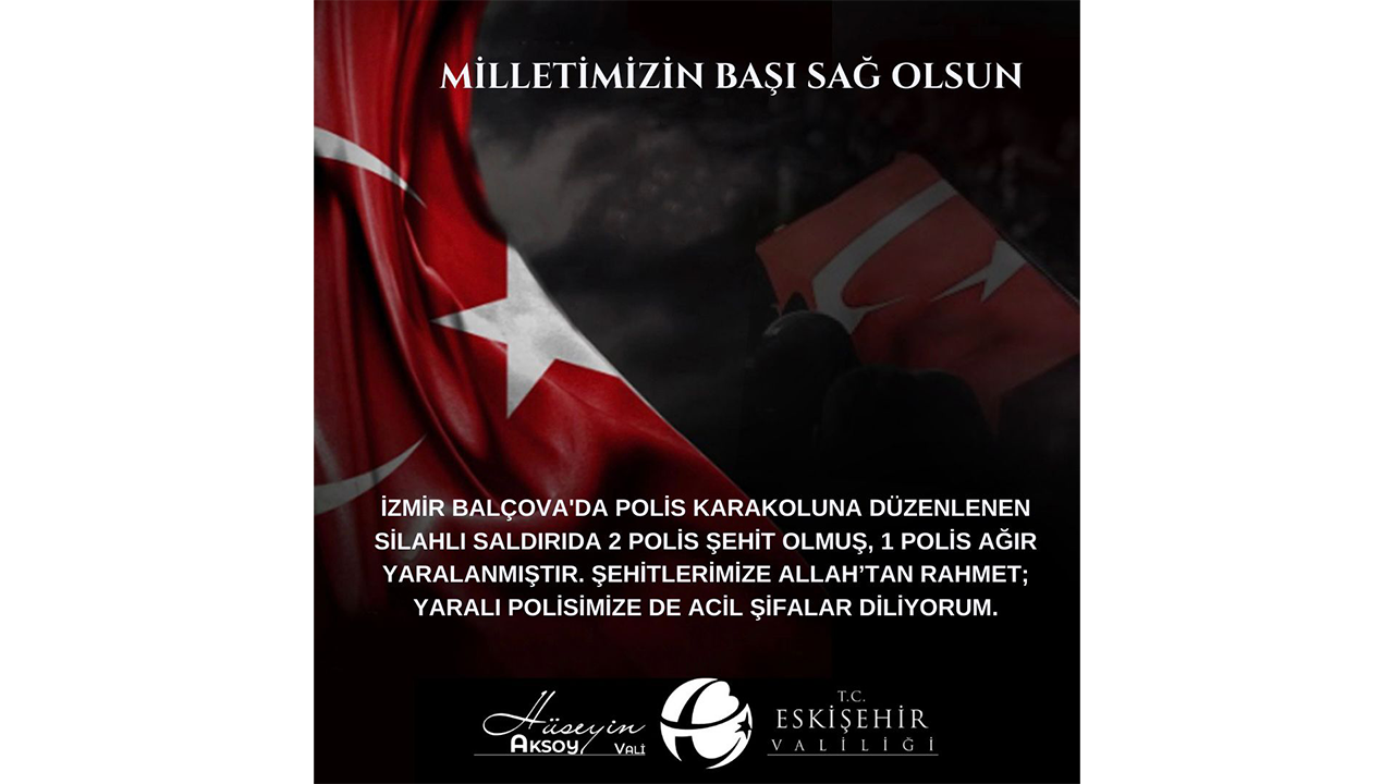 Vali Aksoy'dan Başsağlığı Mesajı Yayınlandı