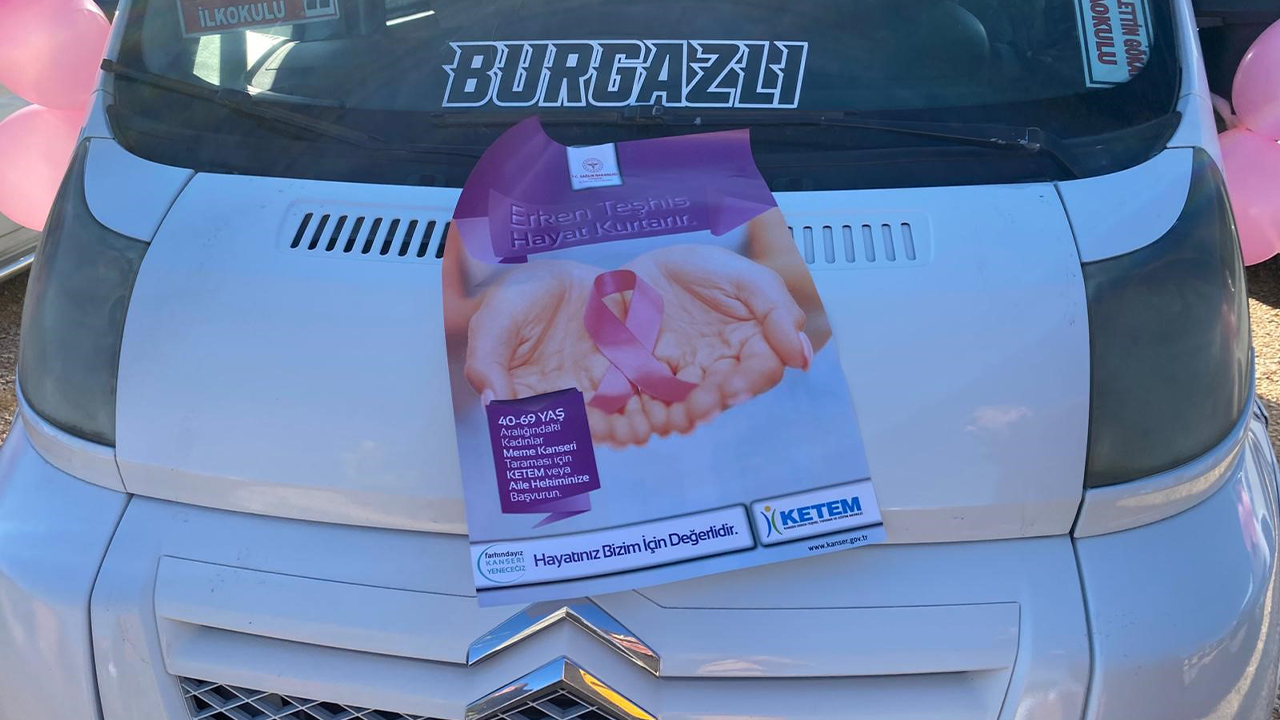 Araçlara Farkındalık Broşürleri Asıldı