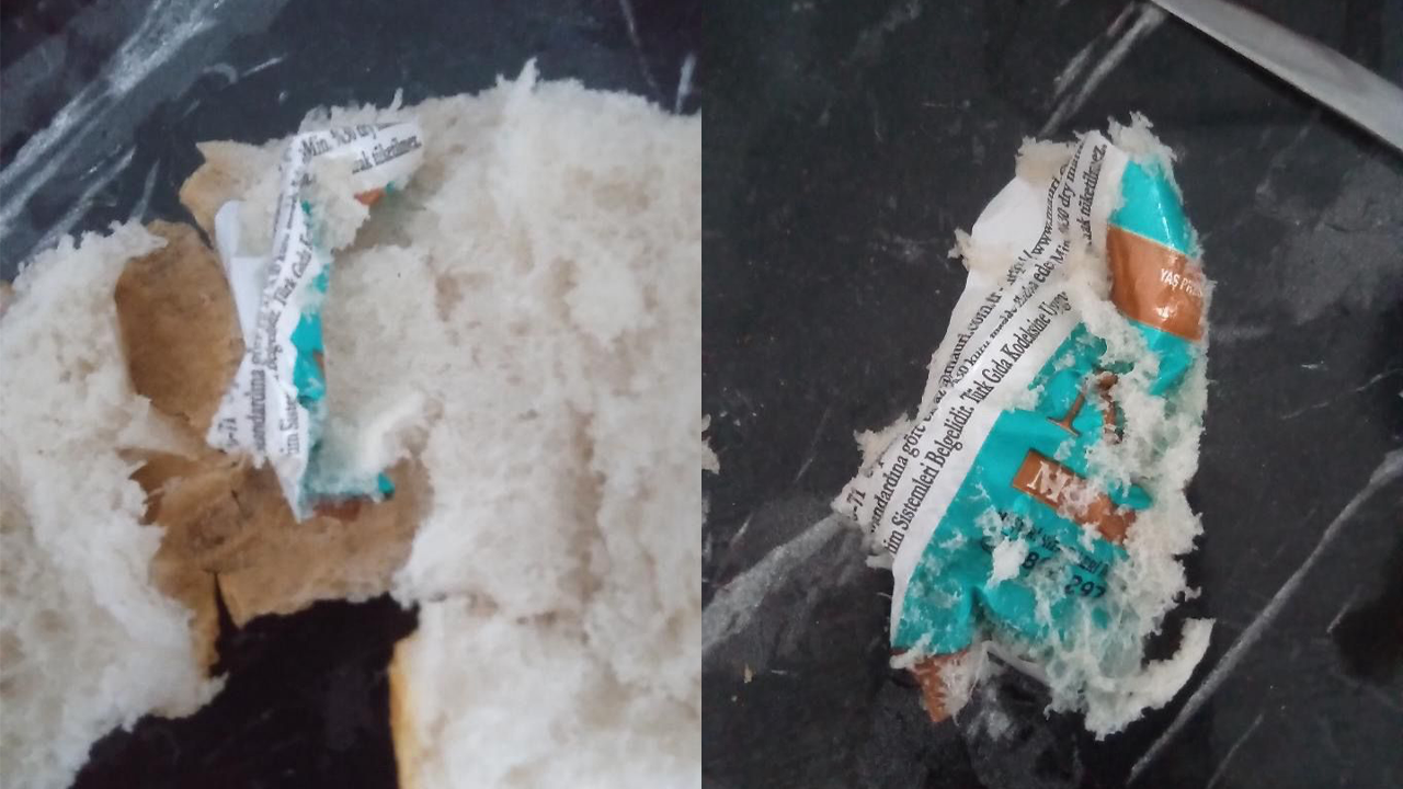 Ekmeğin Içinden Ambalaj Kağıdı Çıktı