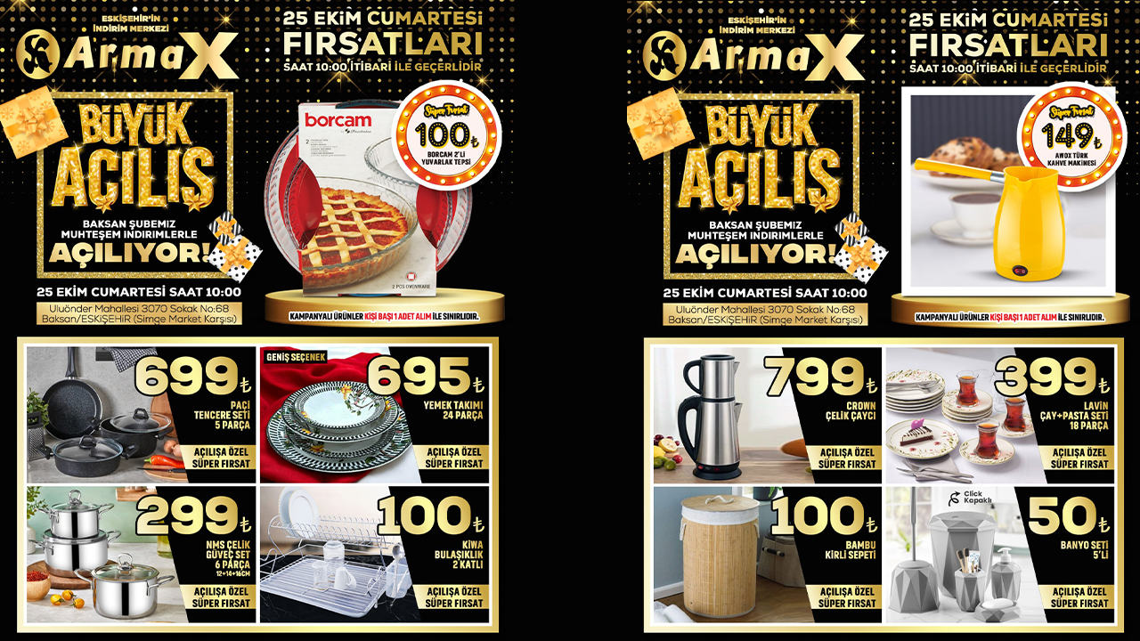 Eskişehir Armax Indirim Kataloğu