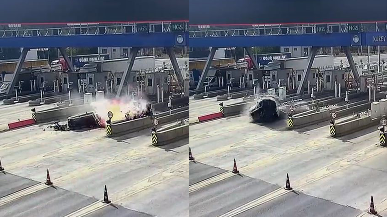 Feci Kaza Anı Kameralara Yansıdı