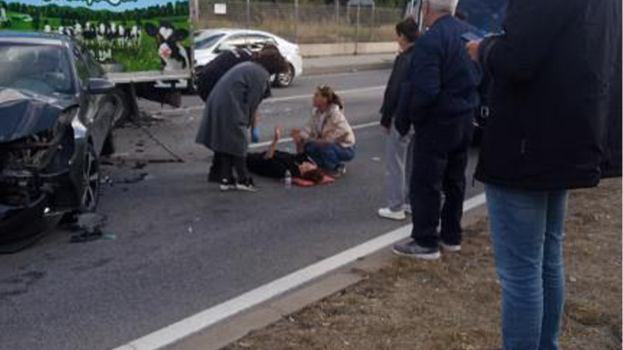 Kazada 1 Kişinin Yaralandığı Aktrıldı