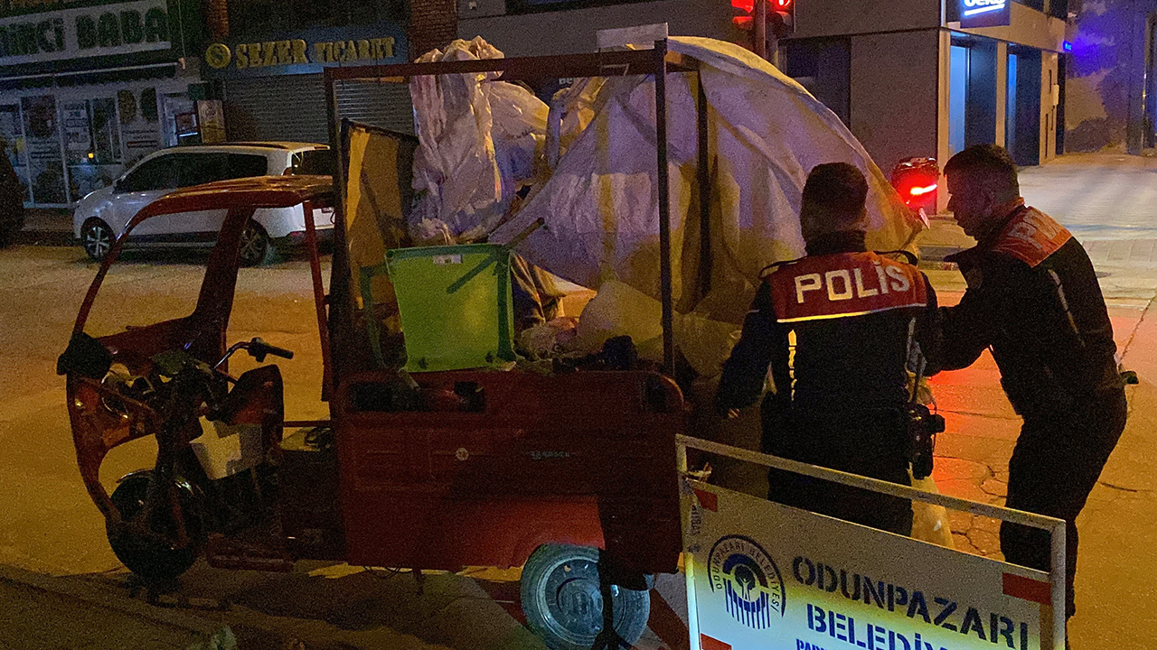 Kazaya Karışan Atık Toplama Aracı