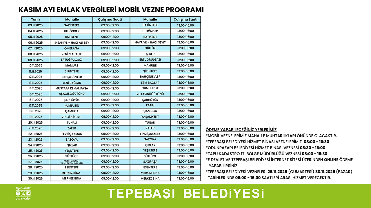 Mobil Vezne Programı