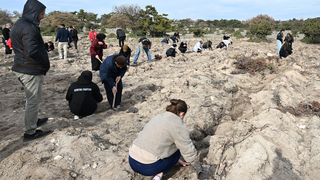 200 Adet Fidan Dikimi Gerçekleşti