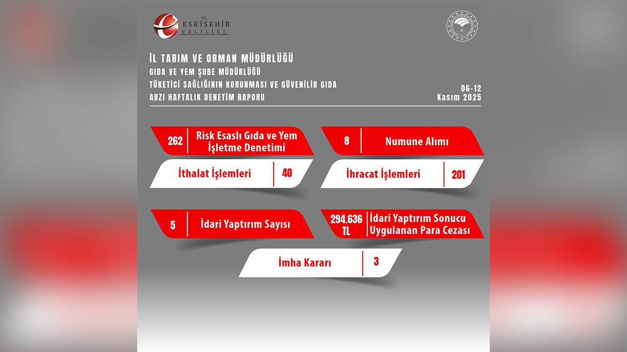 6, 12 Kasım Denetim Raporu