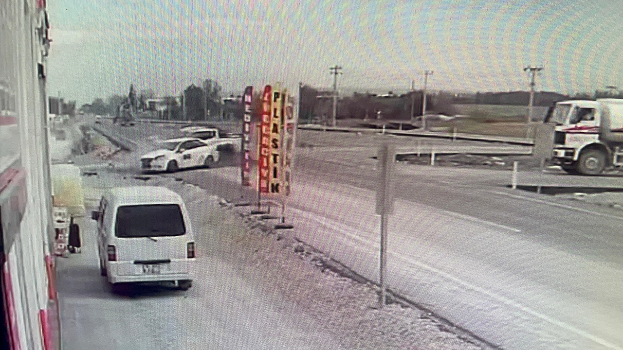 Çarpışma Anı Kameraya Yansıdı