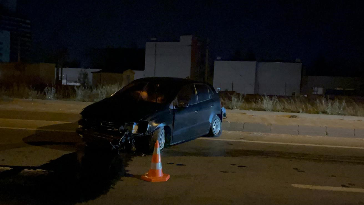 Kaza Yapan Araç Metrelerce Savruldu