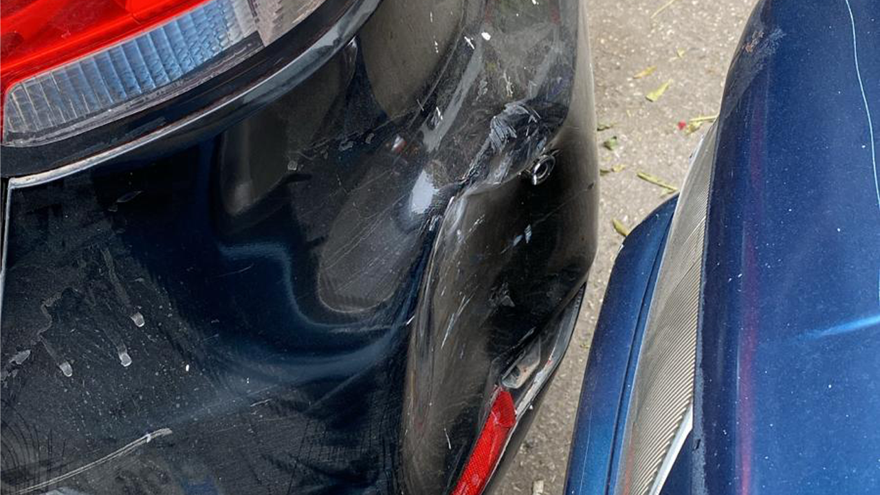 Kazada Araçlar Zarar Gördü