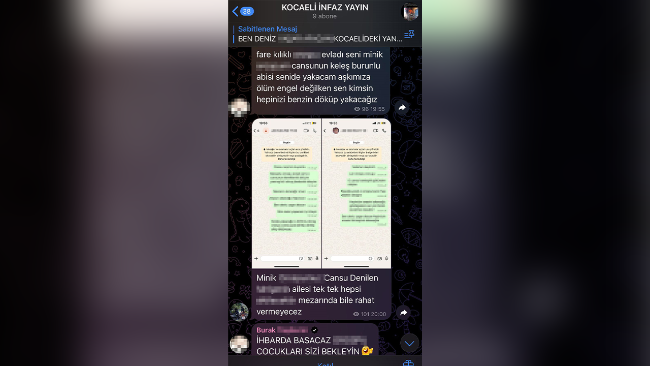 Kocaeli Infaz Yayın Adlı Grupta Skandal Paylaşımlar Tepki Çekti