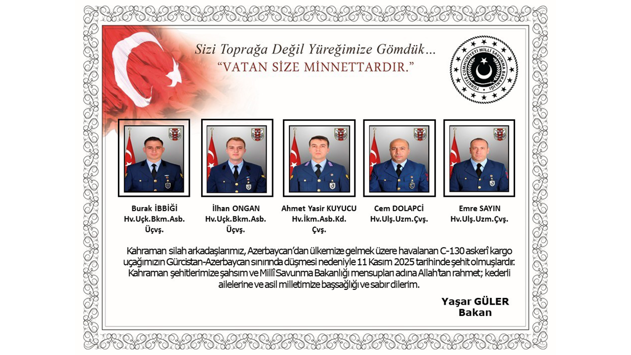 Msb Şehit Düşen Askerlerimizin Kimliklerini Paylaştı