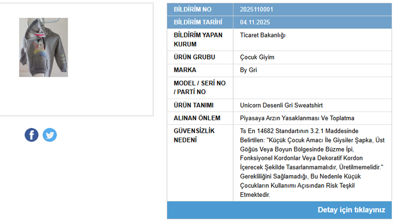 Yasaklanan Sweatshirt