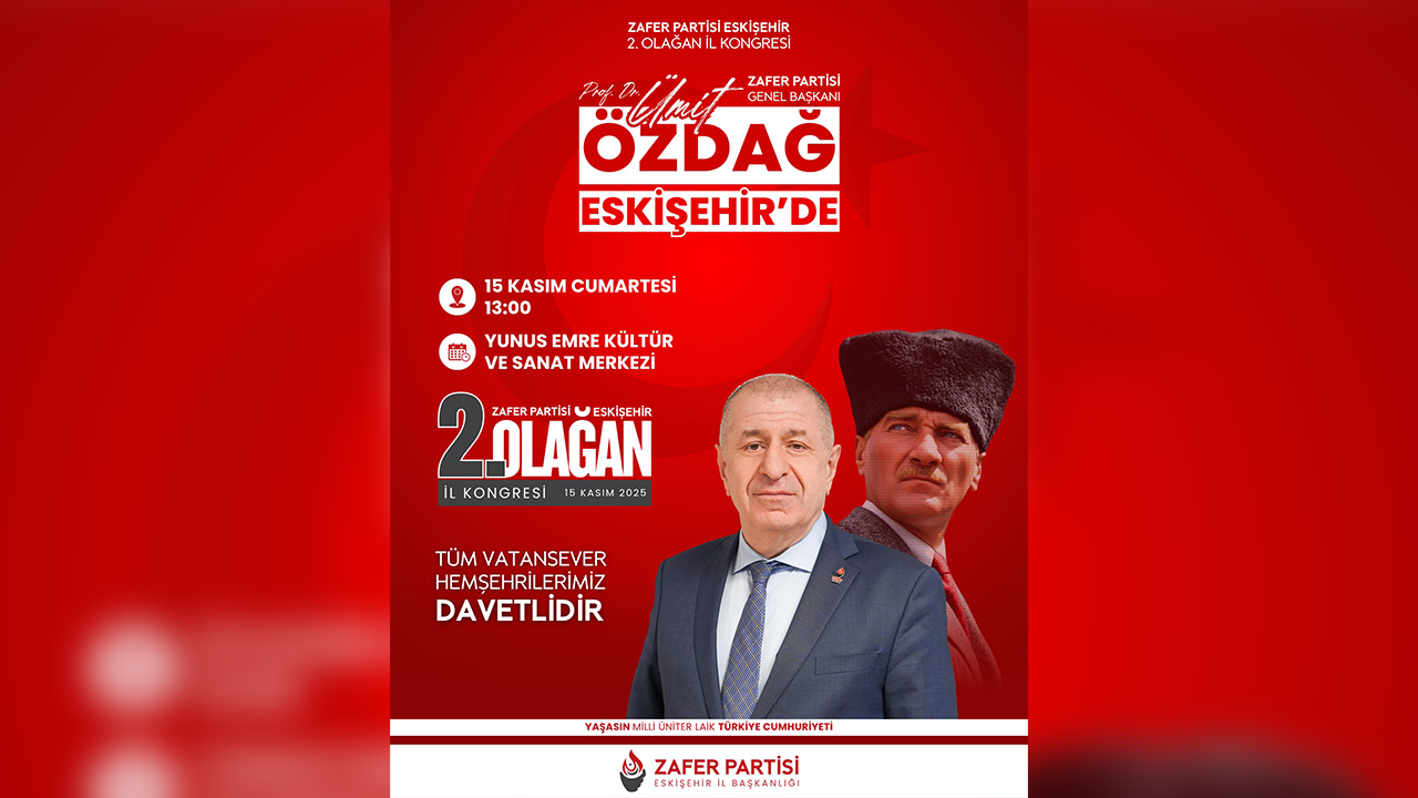 Zafer Partisi Eskişehir Il Kongresi