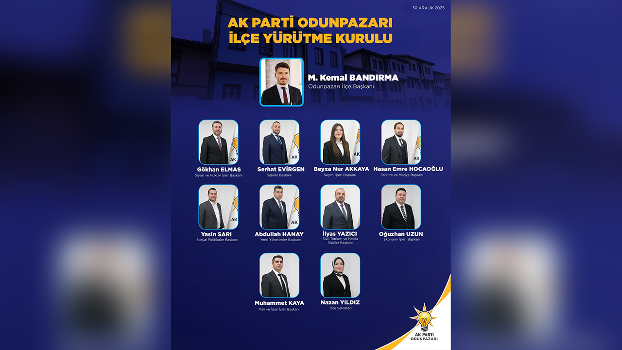Ak Parti Odunpazarı Ilçe Yürütme Kurulu
