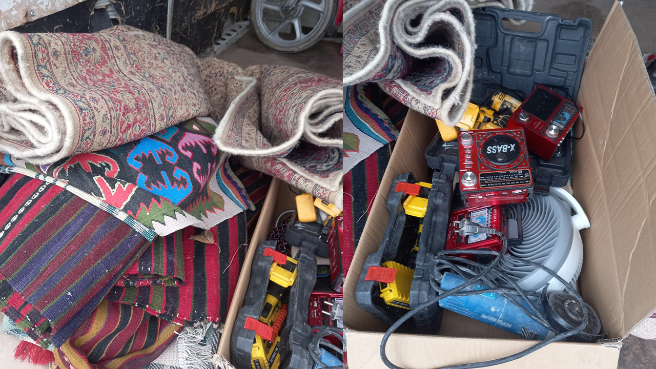 Çalınan Bazı Malzemeler Ele Geçirildi