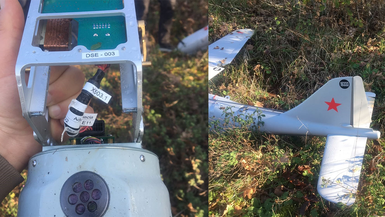 Düşen Iha'ya Ait Görüntüler