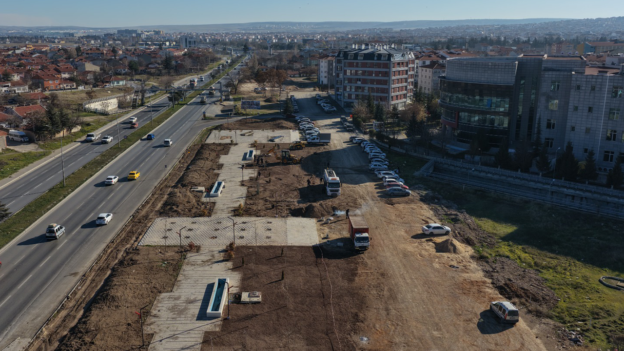 Gündoğdu Mahallesi Yeni Park Alanı Havadan Görüntüsü