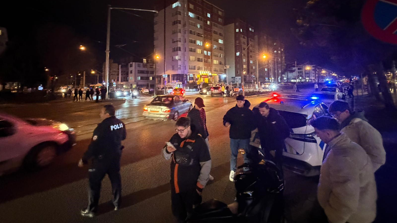 Kaza Sonrası Motosiklet Sürücüsü Yaralandı