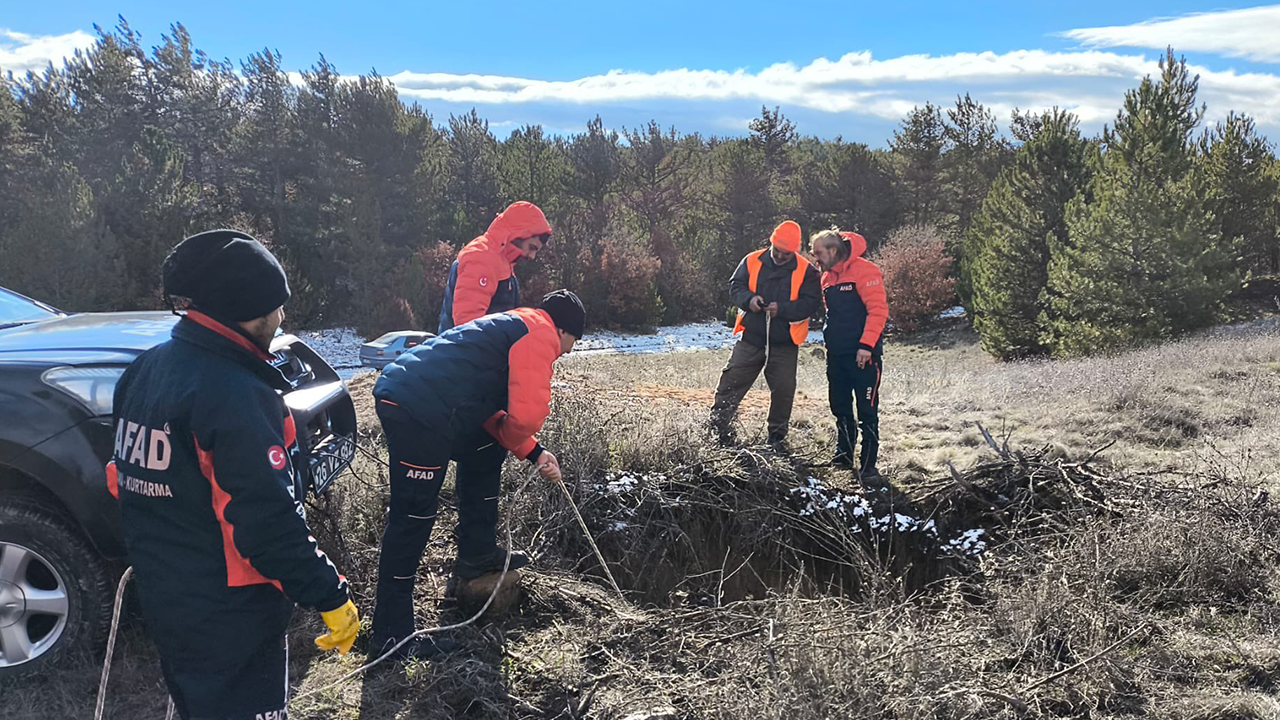 Köpek Kurtarma Operasyonundan Görüntüler