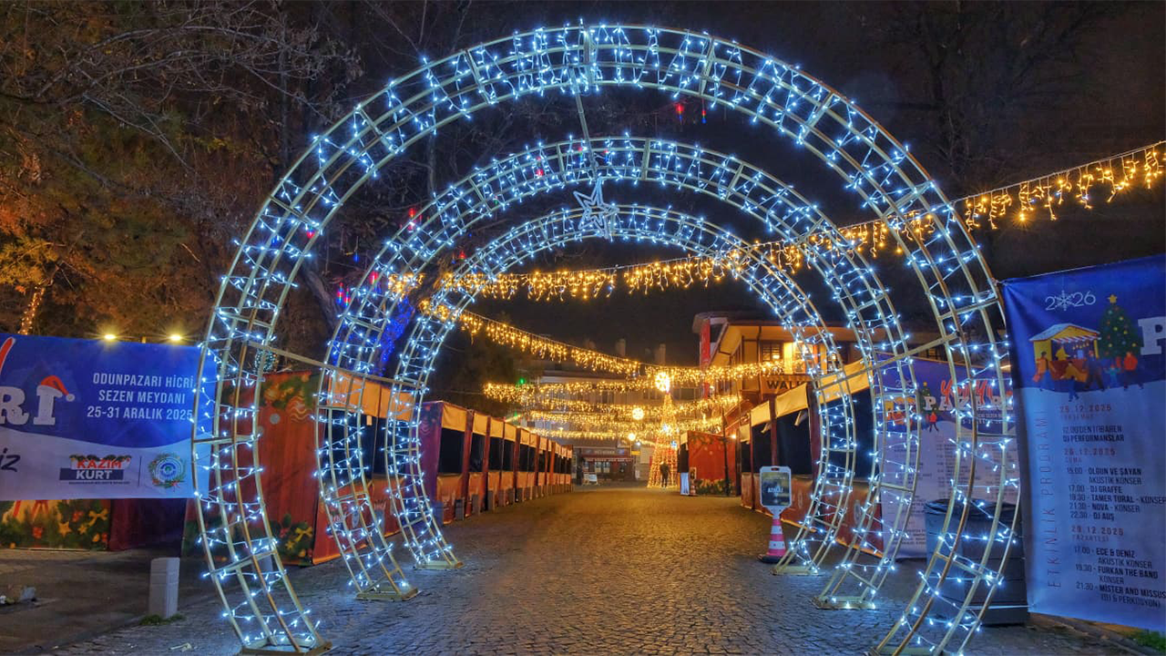 Odunpazarı Yeni Yıl Pazarında Hazırlıklar Tamamlandı