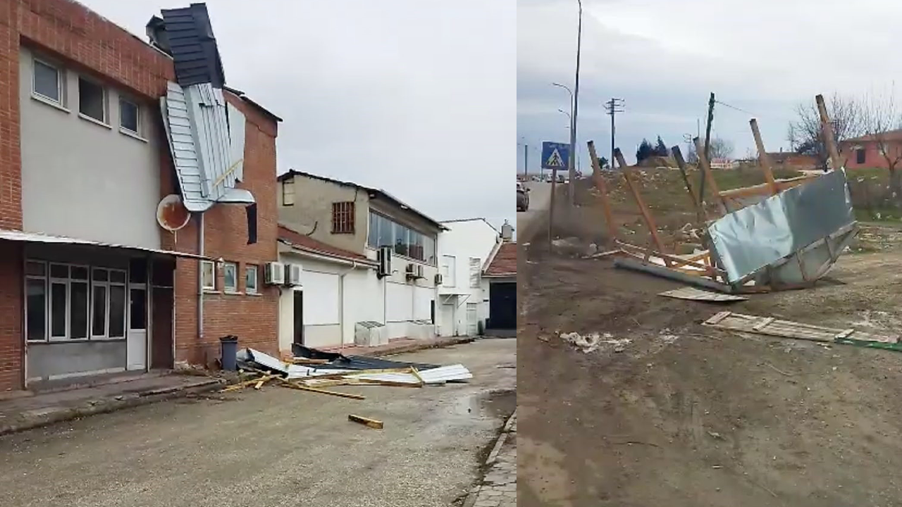 Eskişehir’de Fırtına Kent Genelinde Birçok Hasara Neden Oldu