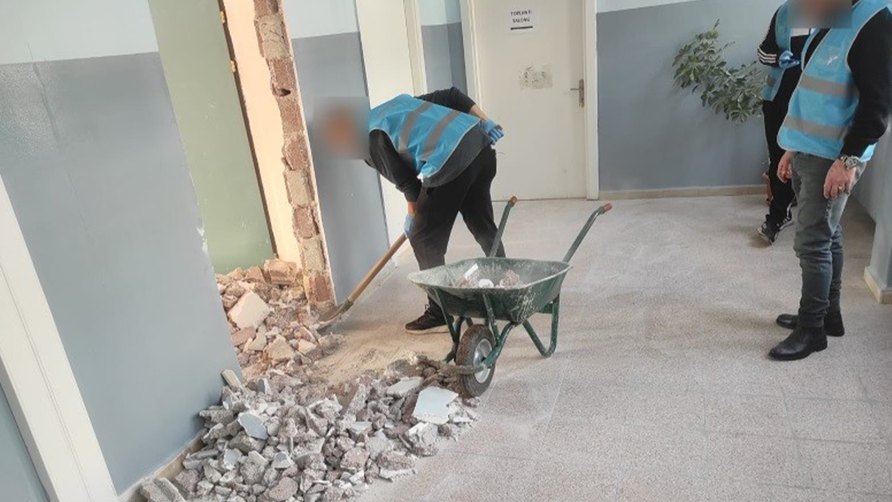 Okulların Bakım Ve Onarım Işleri Devam Ediyor