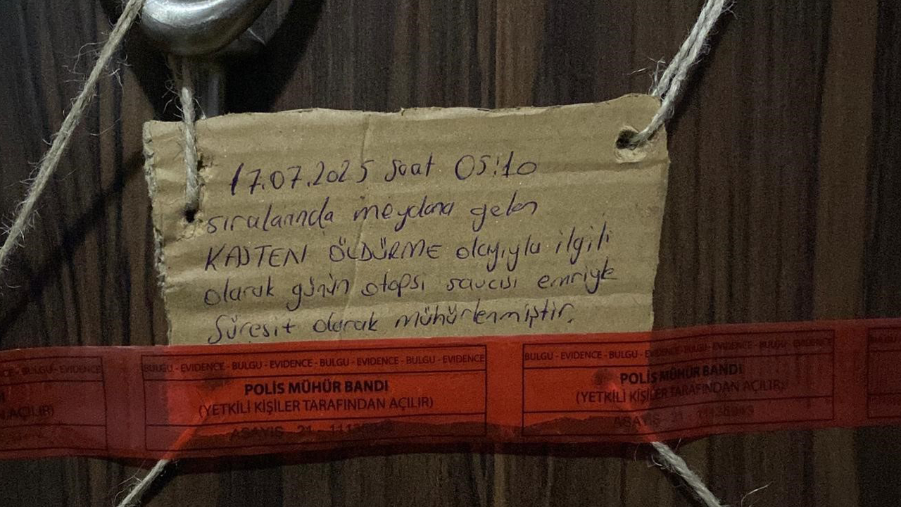 Olay Yeri Mühürlendi