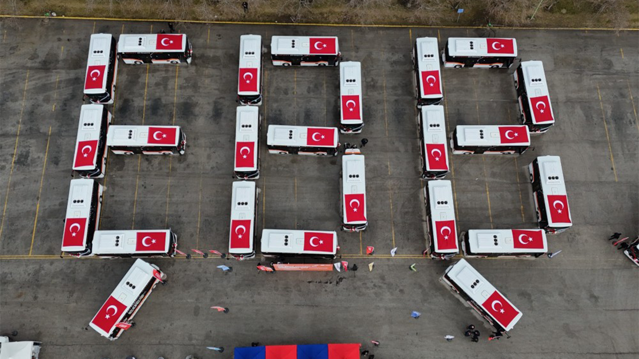 Otobüslerin Teslimi Gerçekleştirildi