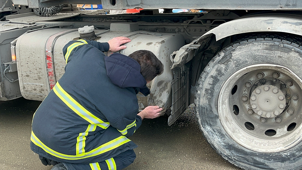 Yakıt Deposuna Ekipler Müdahale Etti