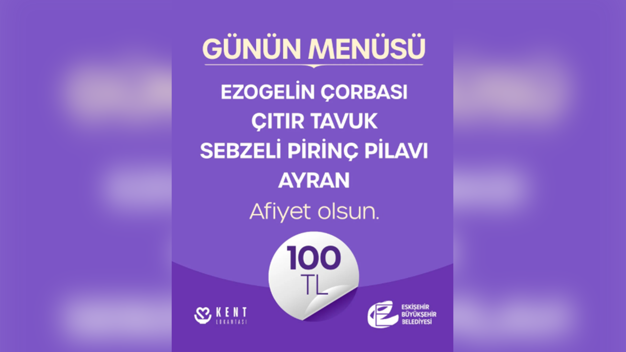 4 Şubat 2026 Kent Lokantası Günün Menüsü