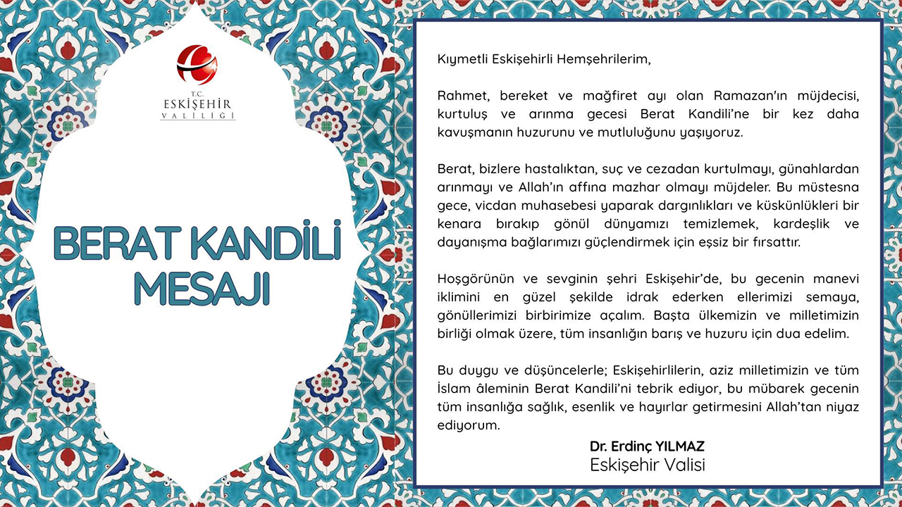 Berat Kandili Mesajı