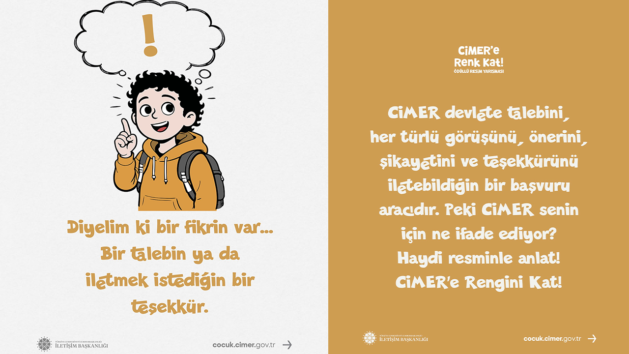 Cimer'den Çocuklara Çağrı