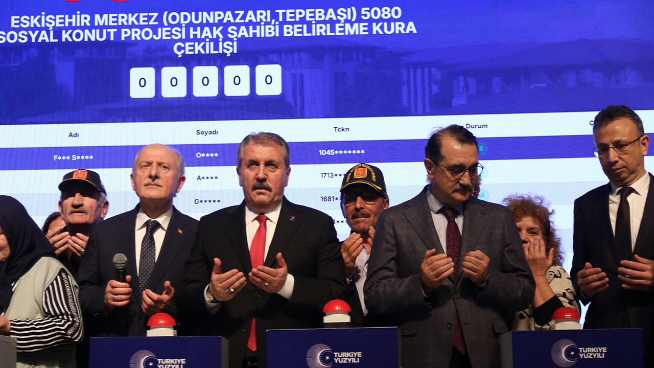 Eskişehir'de Toki Hak Sahipleri Kura Çekimiyle Belirlendi