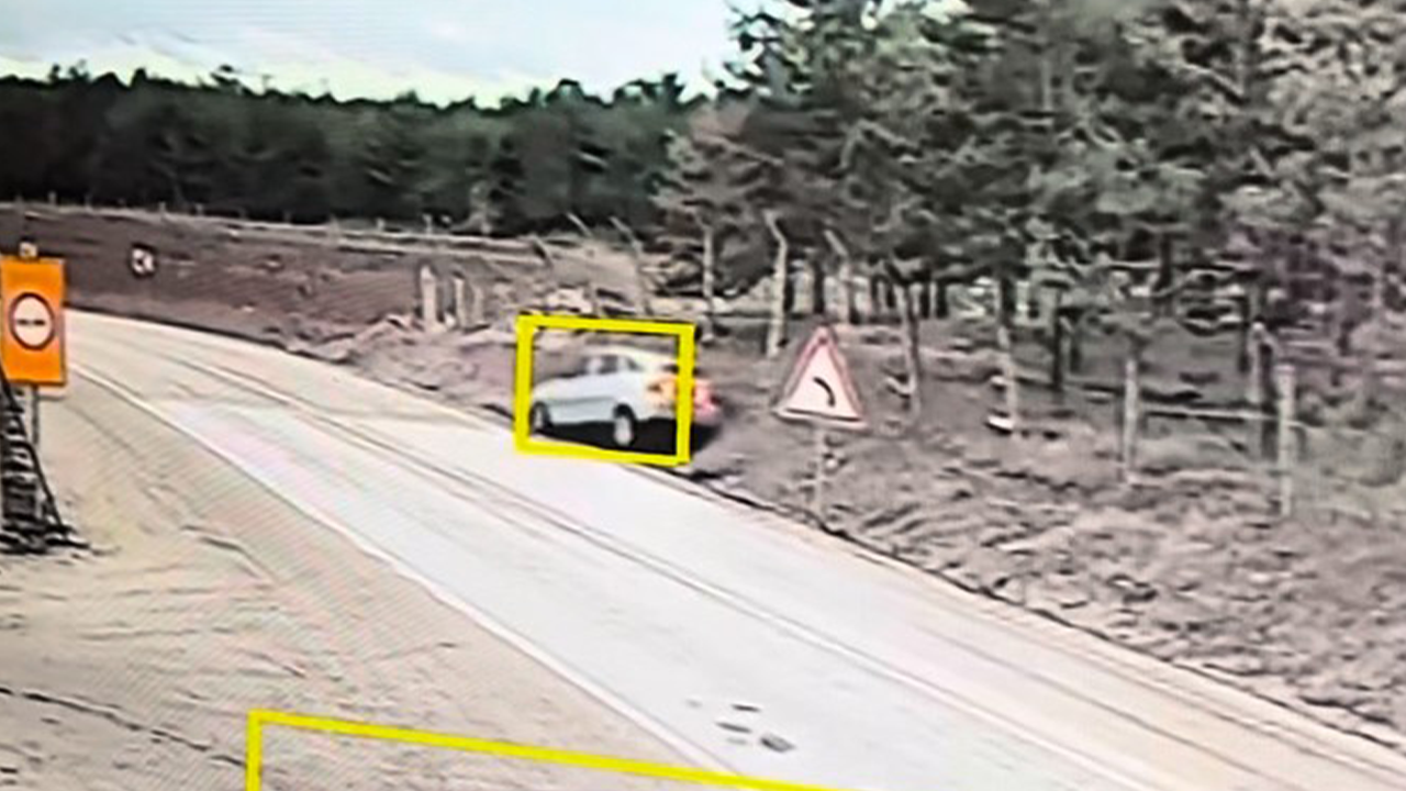 Kaza Anı Çevredeki Güvenlik Kamerasına Anbean Yansıdı