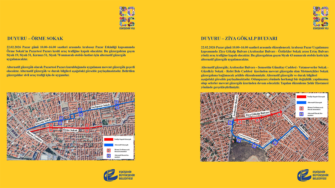 Örme Sokak Ve Ziya Gökalp Bulvarı