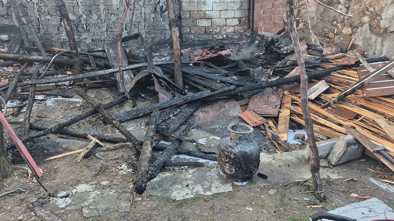 Bahçe Bir Anda Alevlere Teslim Oldu