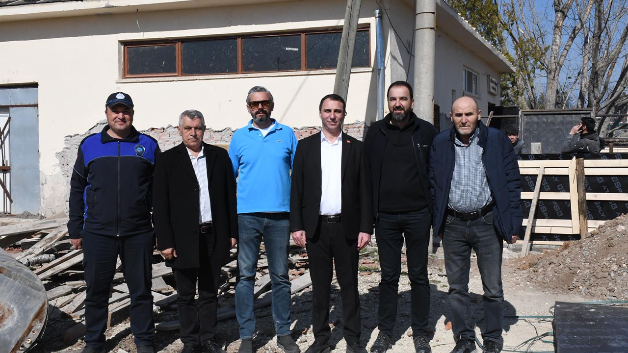 Beylikova Belediye Başkanı Karabacak Çalışmaları Yerinde Inceledi