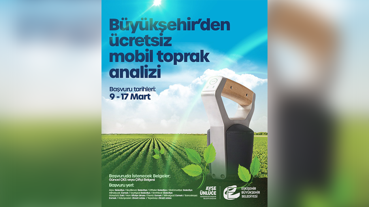 Büyükşehi̇r'den Ücretsi̇z Mobi̇l Toprak Anali̇zi̇